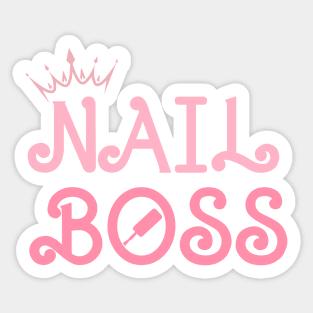 Nail Boss Sticker